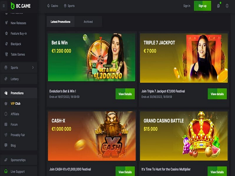 Приветственный бонус Bcgame Casino